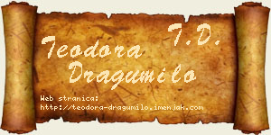 Teodora Dragumilo vizit kartica